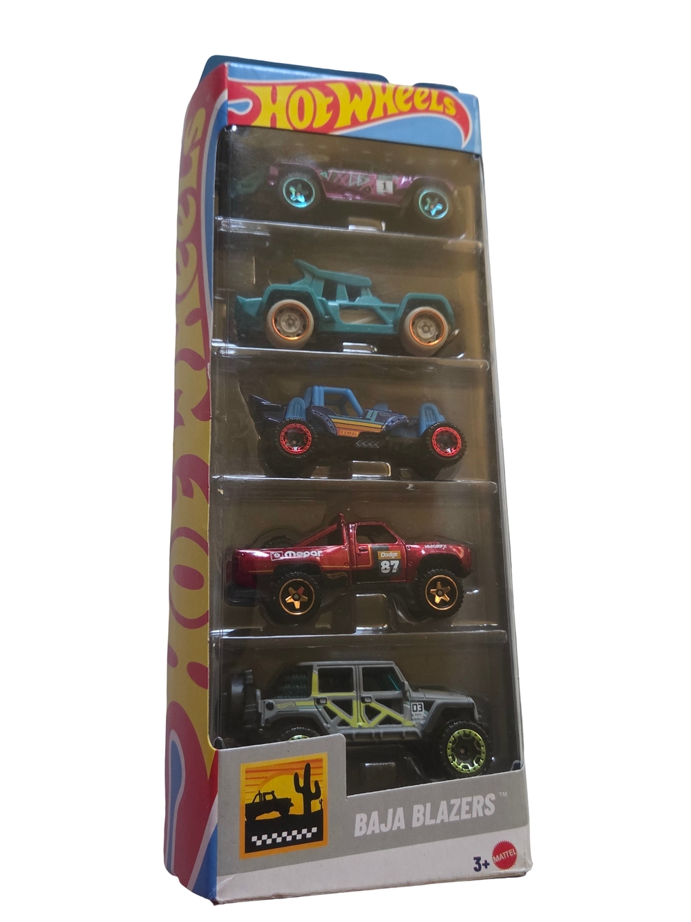 Hot Wheels Baja Blazers 5-Pack Toy Vehicles - Multicolor